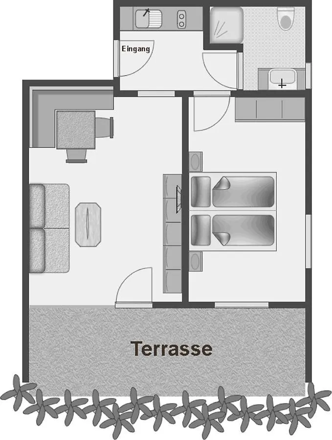 Apartmán Chalet Edelweiss Pfronten